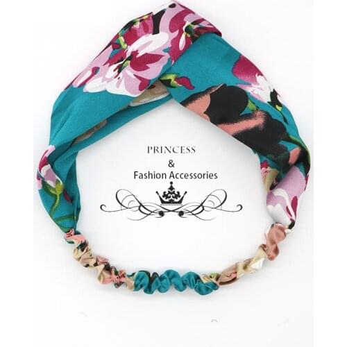 Fashion Women Turban Headband Knot Flower Elastic Hairbands for Women Girls Hair Accessories Hair bands for Women Bandanas