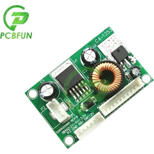 New CA-1253 12V to 5V to 3.3V LCD Power Supply Module Board Step-Down Buck Module Voltage Conversion Module P2 P3 P4 interface