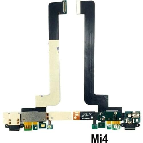 New Microphone Module+USB Charging Port Board Flex Cable Connector Parts For Xiaomi Mi4 Mi4C Mi4i Mi4S Replacement