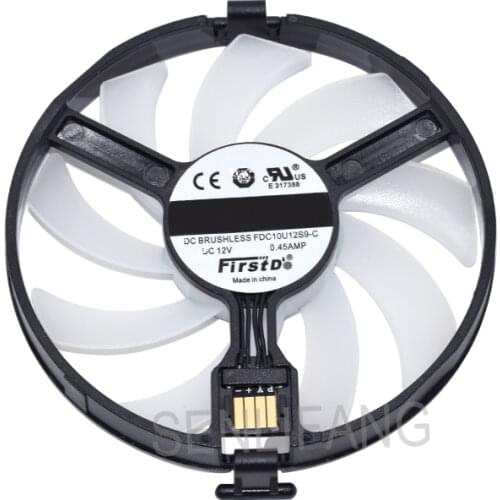 Brand New FDC10U12S9-C DC 12V 0.45A fan for XFX RX 470 RX 480 Video Card Graphic Card Cooling Fan