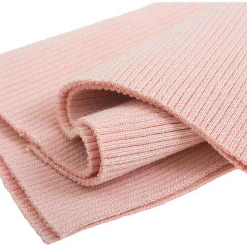 Wholesale 2*1 Down Jacket Neckline Cuff Lower Hem Cotton Knit Cloth Rib So Clothing Fabric