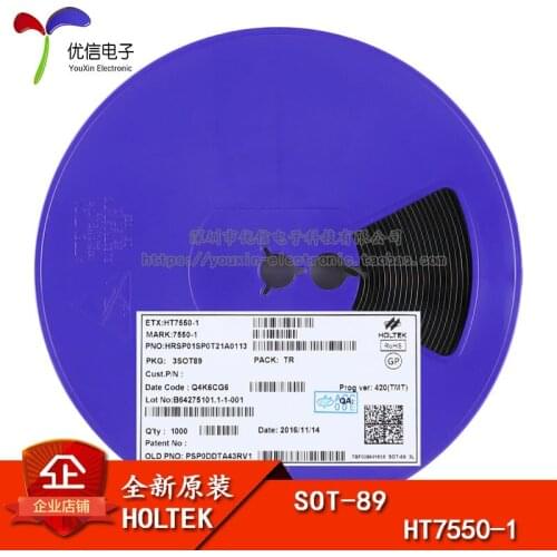 Genuine original HT7550-1 SOT-89 low-dropout linear regulator (LDO)