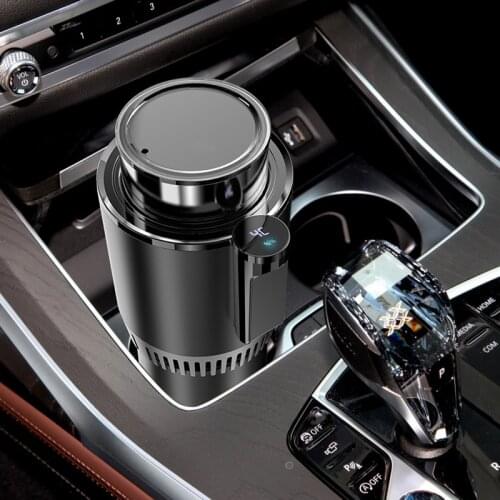 12V Car Heating Cooling Cup 2-in-1 Car Office Cup Warmer Cooler Smart Car Cup Mug Holder Tumbler Cooling Beverage Drinks Cans