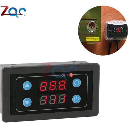 Timer Delay Relay Icstation 110V 120V Programmable Digital Cycle Delay Relay Timer Switch Module AC 85 -265V LED Display 0ms-99