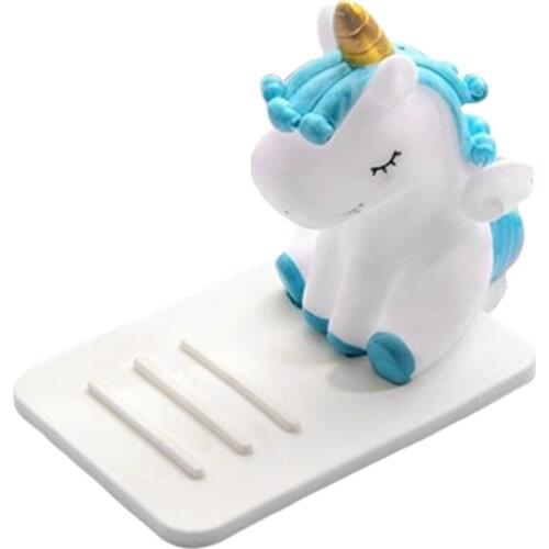 Rubber Phone Holder Cartoon Animal Desktop Cell Phone Stand Holder 2020 new arrival