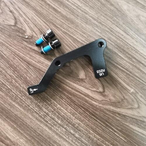 1pcs MTB Bike Disc Brake Rotors Rear 203mm IS/B Caliper Adapter Aluminium Alloy Post Mount Bicycle Accessorie Adaptor