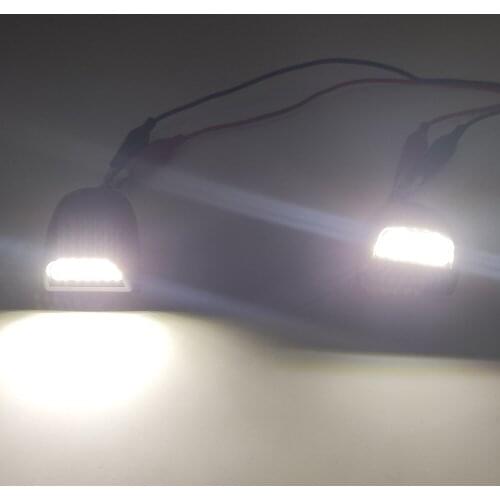 1Pair White For Chevrolet Silverado Avalanche Traverse Tahoe Suburban LED Car Number License Plate Light Lamp Assembly Auto