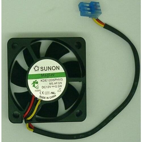Sunon KDE1205PHV3.MS.AF.GN Maglev fan 50x50x15mm Cooling fan sevrer fan 12v 0.5w 3pin