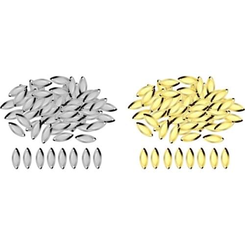 100pcs High Reflection Fly Fishing Spoons Sequins Baits Spinnerbait Noise