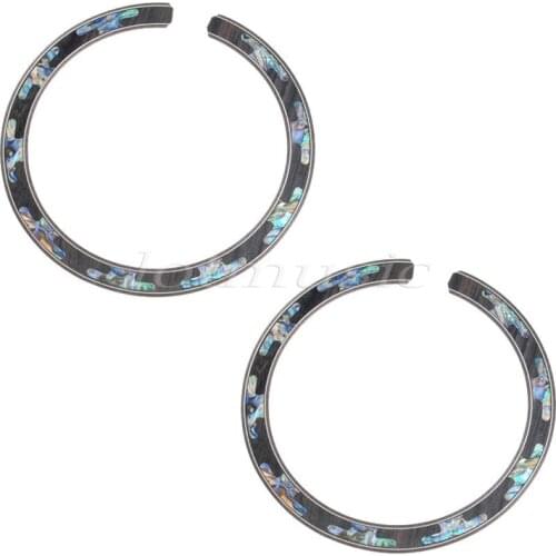 2pcs Top Quality Abalone Inlay Rosette fo Rosette Guitar Soundhole Rosette