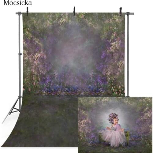 Abstract Texture Photography Backdrop Newborn Kids Portrait Background for Photo Studio Oil Painting Vintage Photo Booth Studio