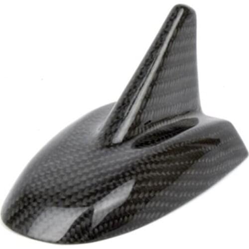 Carbon Fiber Car Exterior Roof Antenna Cover Shell Shark Style Trim Styling For Maserati Quattroporte Ghibli Levante
