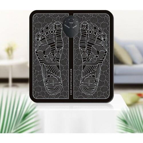 Electric EMS Foot Massage Pad Intelligent Foot Acupuncture Therapy Machine Relieve Fatigue Pulse Massager Feet Cushion