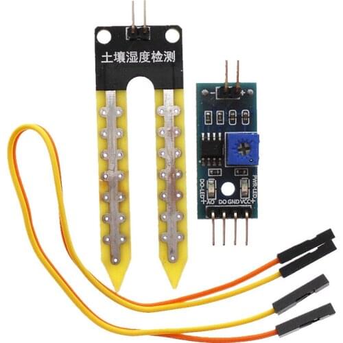 Intelligent Electronic Soil Moisture Detection Module Hygrometer Moisture Sensor Development Board DIY Robot Smart C