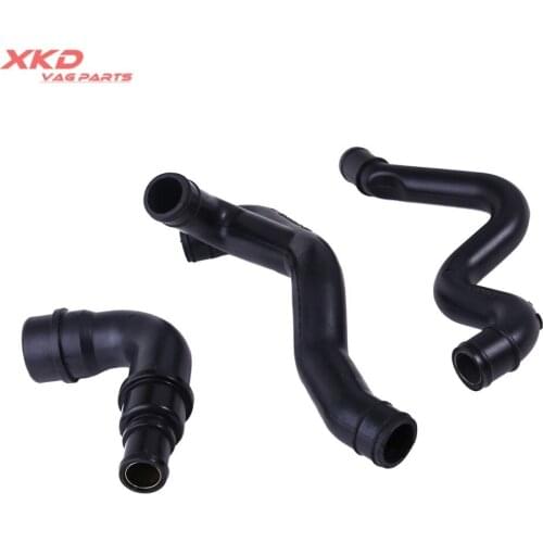 3Pcs Crankcase Breather Vent Hose Kit For V-W Je-tta Golf MK4 Passat Au-di A3 S4 TT 1.8Tubro