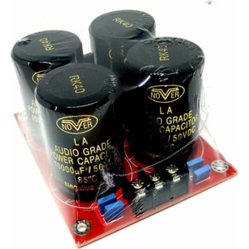 4x10000uF Capacitor Rectifier Power Supply Amplifier Board for LM3886 TDA7293 DA7294