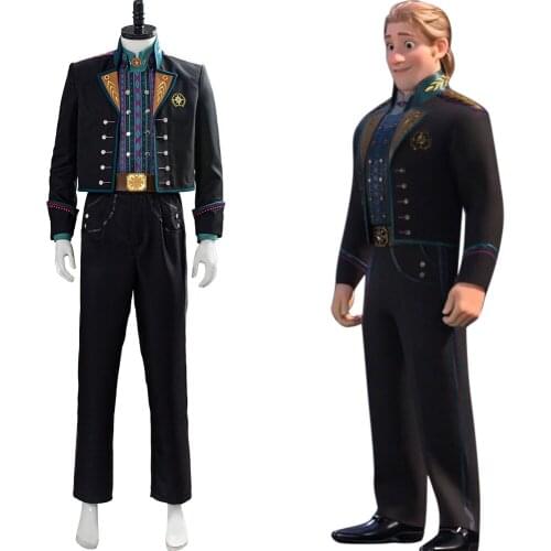 Kristoff Cosplay Costume Outfit Uniform Full Suit Halloween Carnival Costumes Custom Made