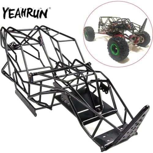 YEAHRUN Metal Steel Frame Body Roll Cage for Axial Wraith 90018 1/10 RC Crawler Car Upgrade Parts