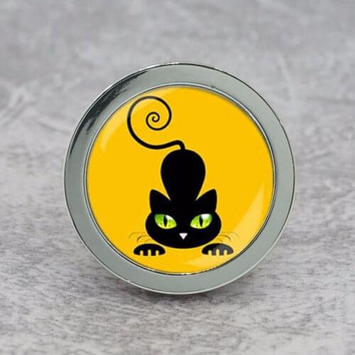 Cute B Cat Drawer Knobs Dresser Handles / Handmade Knobs Pulls / Cupboard Knobs Cabinet Handles Kitchen Hardware