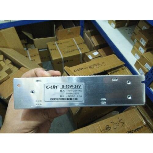 Brand new original authentic C-Lin S-50W-DC24V switching power supply