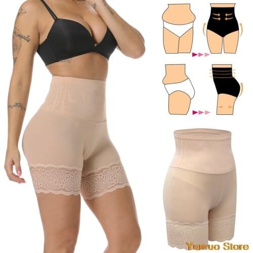 High Waist Shapewear Waist Trainer Tummy Control Reducing Panties Body Shaper Butt Lifter Shaping Modeling Girdles Slim Shorts