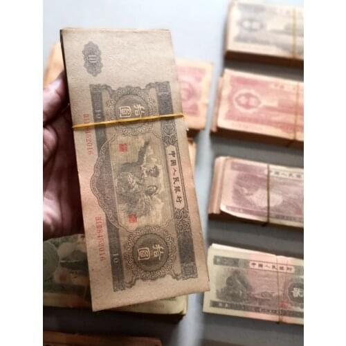 YIZHU CULTUER ART Non Circulating Currency Old Collection China Second set RMB 10 styles 100 Antique Banknotes Wonderful Gift