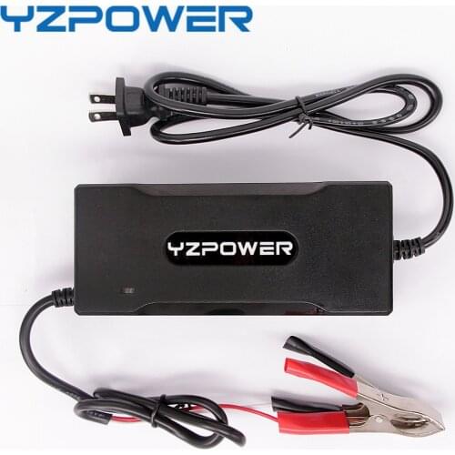 YZPOWER 12.6V 8A Lithium ion Battery Charger For 12V Lipo Battery Pack Recharge