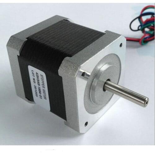 1.8 degree Nema 17 stepper motor 48mm 1.68A 0.44Nm 4.4kg.cm 42HS48-1684 Nema17 motor 4-lead for 3D printer