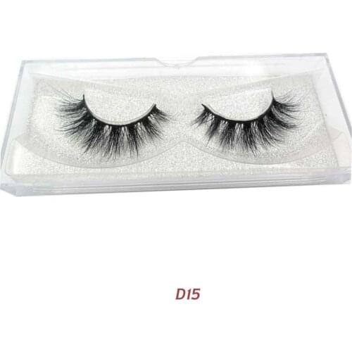 Baiside 3D Mink Lashes Handmade Full Strip Lashes Cruelty Free Luxury Mink Eyelashes Makeup Lash