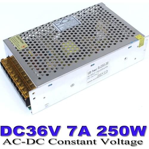 DC36V 7A 250W Switching Power Supply Adapter Transformers 110V 220v AC to DC36V Converter for LED Strip light 3D Print Driver