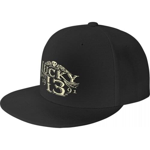 Authentic Lucky 13 Dead Skull Dia De Los Muertos Newba Baseball Cap Panama Hat Bucket Hat Toddler Beach Hat