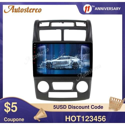 Wrieless Carplay For KIA SPORTAGE 2007-2010 PX6 Android10 Car DVD Player GPS Navigation Multimedia Player Radio Stereo Head Unit