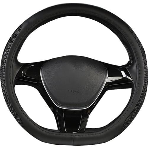 D Shape Car Steering Wheel Cover Wrap For Nissan For Volkswagen D-Type Steering Wheel Qashqai X-Trail Sentra Rogue Altima Golf