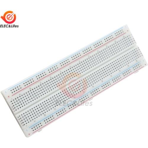 MB-102 MB102 Breadboard 830 Point Solderless PCB Bread Board Test Develop Protoboard DIY