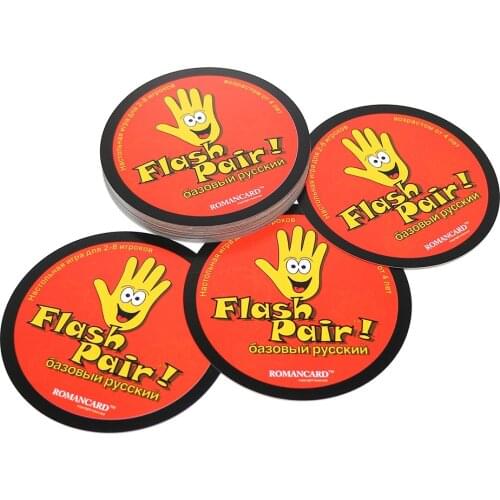 Flash pair spot it card game sport animals hip camp for kids family party fun double it English version board game toys