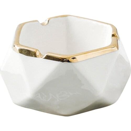 Ceramic Ashtray Desktop Creative Gift Coffee Table Living Room Home Decoration