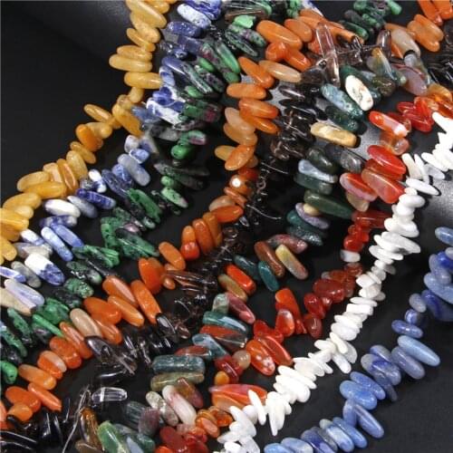 Hot-sales Natural Quartzs Agat Amazonite Howlite Tiger eye 10-20 mm Point Stone Beads DIY For Jewelry Making Necklace Bracelet