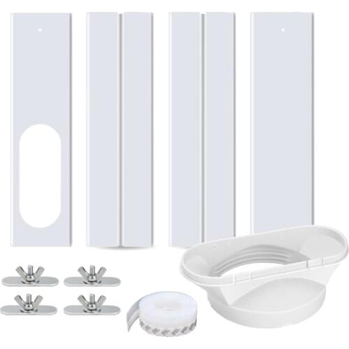 Air Conditioning Window Accessories Set Exhaust Hose Connector for Mobile Air Conditioning Adjustable Window Seal N0PF