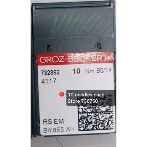 10 needles pack 732862 4117 Nm 90/14 Genuine Groz Beckert needles for some of sewing machines spare parts