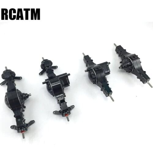 8X8 All-wheel Drive Axle Set with Differential Lock for 1/14 Tamiya RC Truck Trailer Tipper Scania Actros Volvo MAN DIY Parts