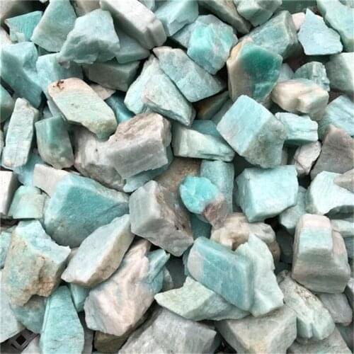 Natural Stones Amazonite raw Crystal Gravel Specimen Repair Rock Mineral Healing Stone Gift Jewelry Accessory Home Decor