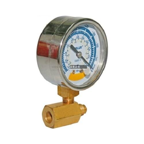 New Vacuum table negative pressure gauge with adapter FOR Air ultimate vacuum pump HVAC refrigeration repair tools