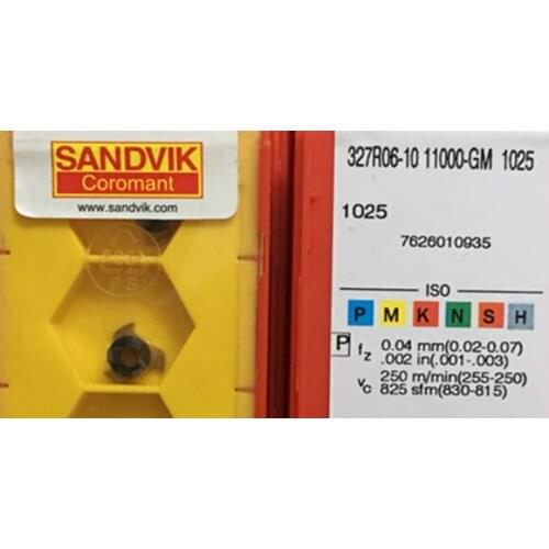ORIGINAL 10PCS CARBIDE INSERT 327R06-1011000-GM1025