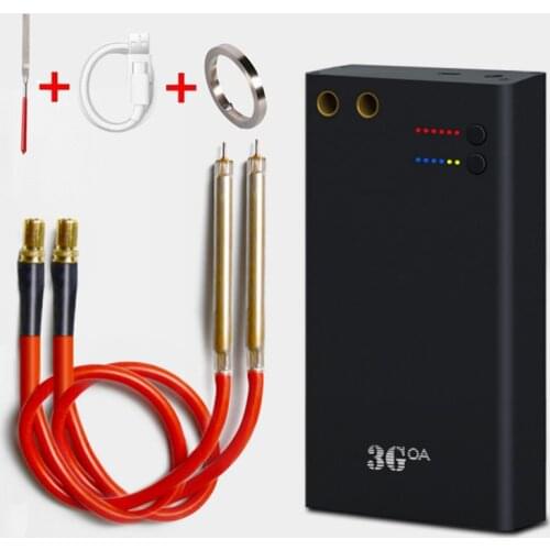 Portable diy spot welder handheld mini accessories 18650 lithium battery nickel sheet file charging cable household kit
