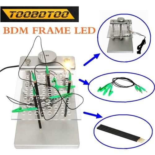 LED BDM Frame Programmer Full Set For Fgtech Galletto/BDM100 ECU Chip Tuning Tool with 4 Probe Pens Probe Holder