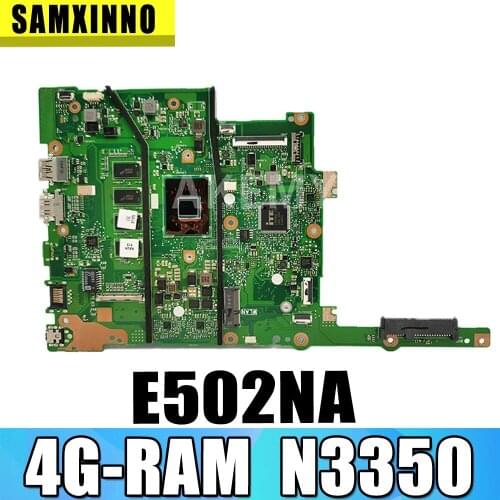 Akemy 90NB0DI0-R00020 Laptop motherboard For E502N E502NA E402N E402NA E402NAS E502NAS mainboard W/ 4G-RAM N3350