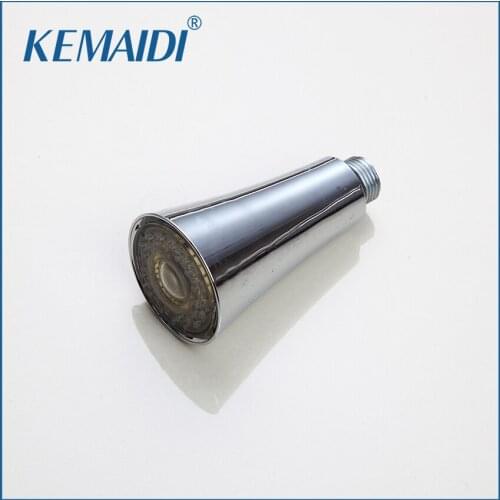 KEMAID Luxury Good Quality Kitchen LED Light Faucet Spray Spout Stainless Steel Bathroom Replacement Sprayer Two Function Shower