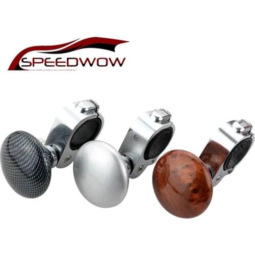 SPEEDWOW Car Styling Steering Wheel Power Handle Ball Hand Control Power Handle Grip Spinner Knob Car Grip Knob Turning Helper