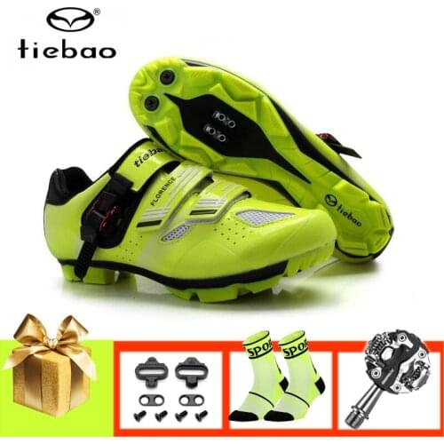 Tiebao zapatillas ciclismo mtb men women cycling shoes breathable self-locking mountain bike sneakers riding bicycle mtb shoes
