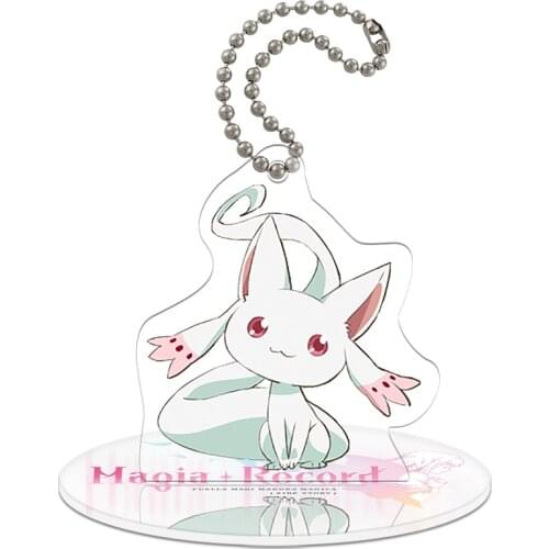 Height 9cm Puella Magi Madoka Magica Anime Action Figure Toy Acrylic Keychain Decorative Ornaments